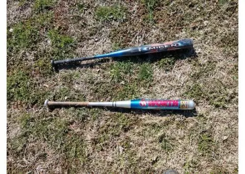 Slow pitch softball bats